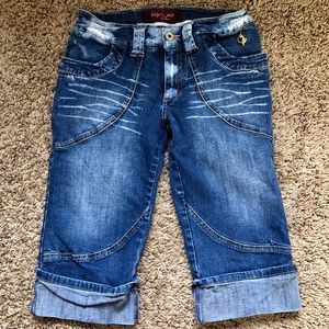 Baby Phat Denim Bermuda Shorts